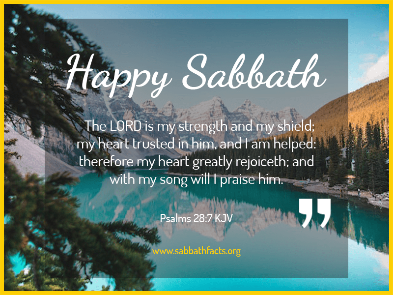 Happy Sabbath Greetings