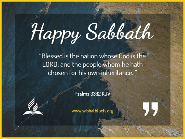 Inspirational SDA Happy Sabbath Images | Sabbath Facts