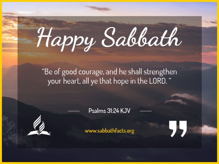 Inspirational SDA Happy Sabbath Images | Sabbath Facts