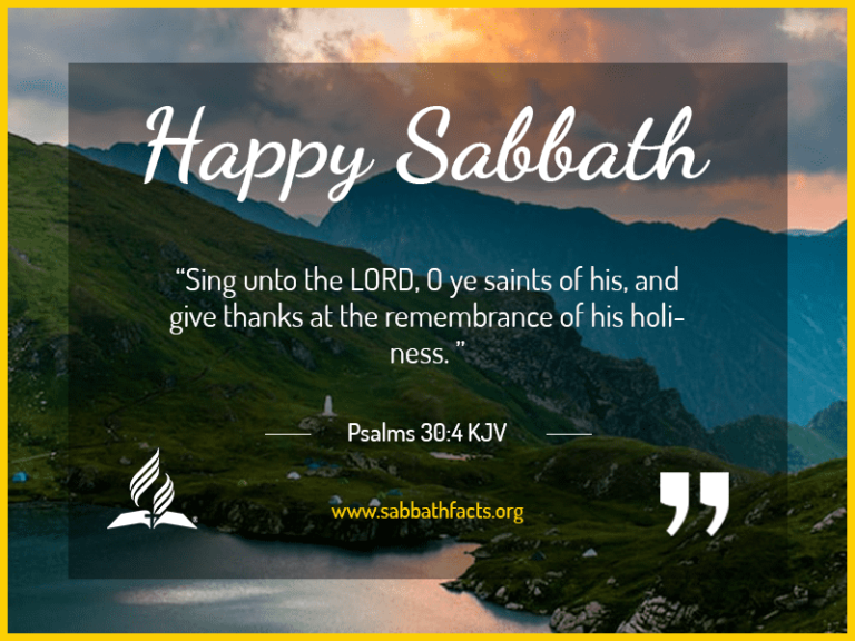 Inspirational SDA Happy Sabbath Images | Sabbath Facts