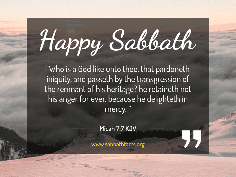 free happy sabbath greetings