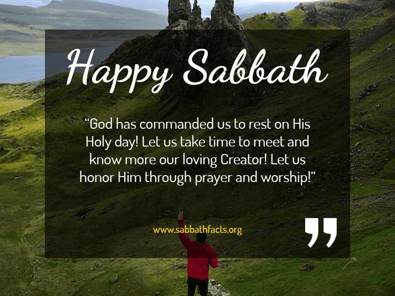 images of happy sabbath greetings