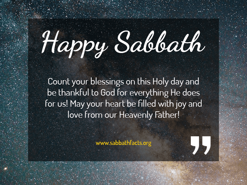 happy sabbath day greetings