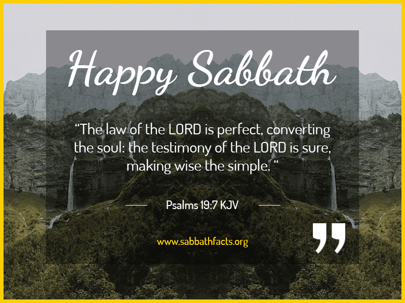 happy sabbath day
