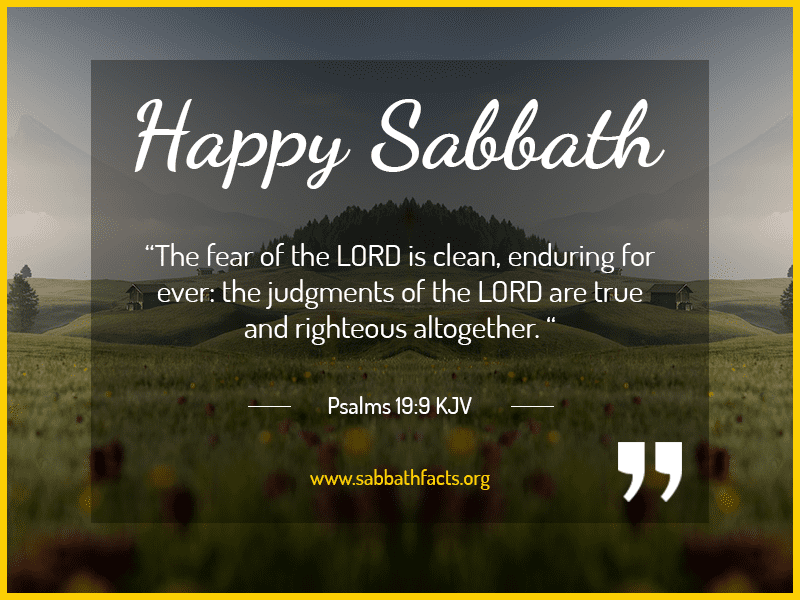 happy sabbath day picture