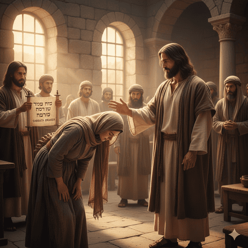 Jesus Heals the Woman on the Sabbath